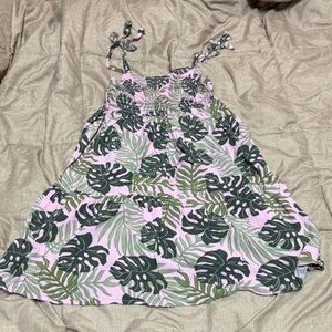 Place Tropical Floral Dress 10-12 Halter Top Sleeveless
